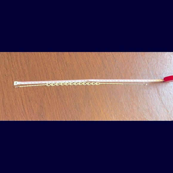 Rhinestone choker necklace - Picture 3 of 3